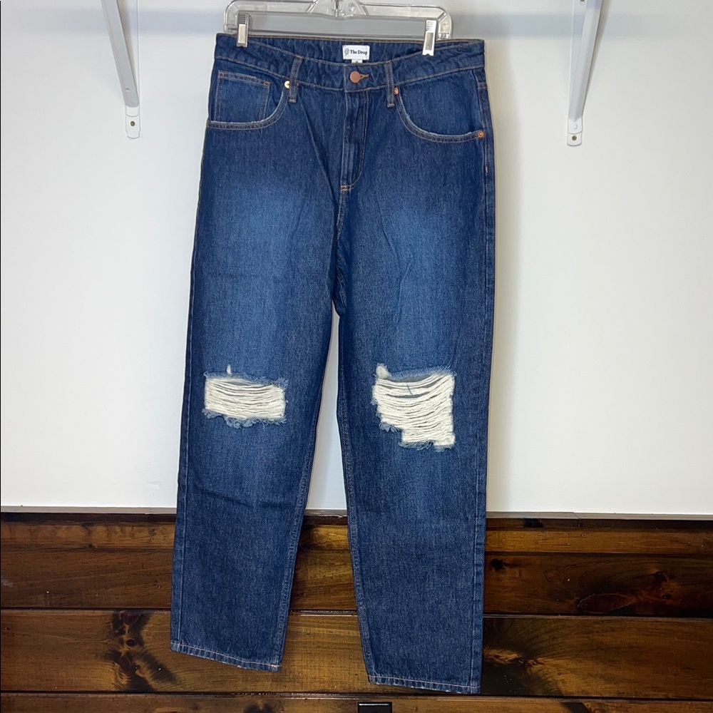 NWT The Drop Dark Wash Distressed Jeans- 30‎